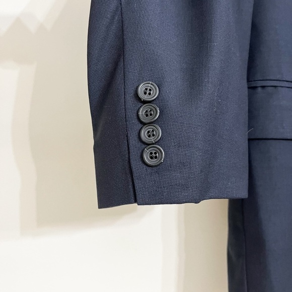 Vitale Barberis Canonico‎ Men’s Suit Jacket 42S Navy Made in Italy Wool - Picture 4 of 8